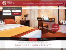 Tablet Screenshot of hotelvirgina.com